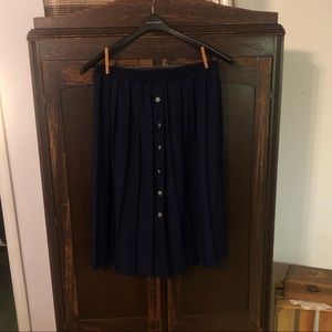 Vintage Pleated Skirt